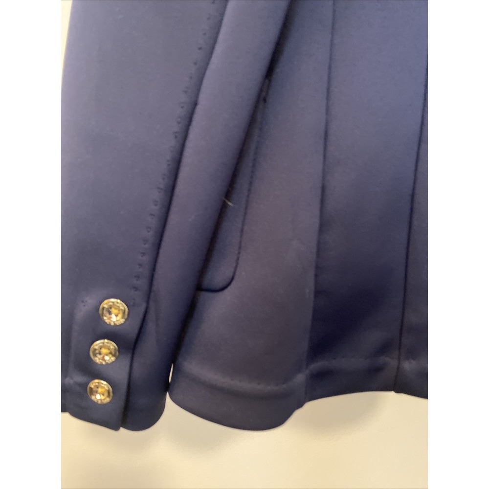 Lilly Pulitzer Women's Braylee Blazer Navy Stretch Blazer Size XS - Picture 7 of 9